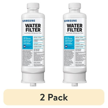 (2 pack) SAMSUNG Genuine HAF-QIN Refrigerator Water Filter (DA29-17376B) - 1 Pack
