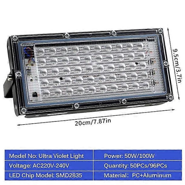 LED DJ Stage Blacklight Floodlight IP65 Waterproof LED UV Blacklight Bar with EU Plug Glow Disco Blacklight for Party