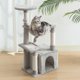 thumbnail image 5 of Torre de condominio Cat Tree Kilodor para gatos pequeños con hamaca, color gris, 5 of 7