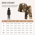 thumbnail image 4 of Pofeuu Musical Horse Vintage Collage Print Womens Pajamas Set Long Sleeve Sleepwear Button Down Nightwear Soft Pj Lounge Sets Button Down Pajamas Women-Large, 4 of 7