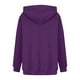 thumbnail image 4 of Sudadera con capucha morada de gran tamaño para mujer con diseño de lentejuelas de calabaza, sudadera acogedora para Halloween y otoño, 4 of 4