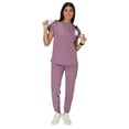 thumbnail image 5 of Hanes Womens Scrubs Mandarin Collar Scrub Top, Comfort Fit, Pockets, Sizes XS-3XL, 5 of 10