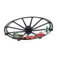 thumbnail image 2 of Tren electrico,Tren navideño con sonido y luz realistas.,Juego de tren eléctrico para decoración de árbol de Navidad para niños,Juegos de trenes navideños para debajo del árbol,Set de Hugo Tren electrico, 2 of 10