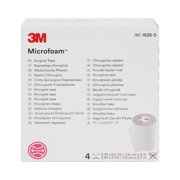 3M Microfoam Non-Sterile Adhesive Water-Resistant Medical Tape, 3 x 5.5 yards, 4 Ct