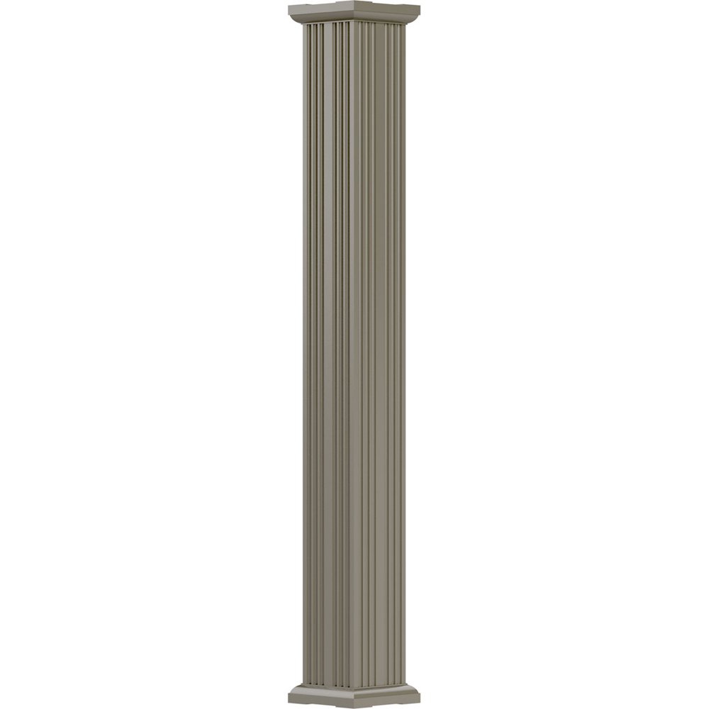 6" x 8' EnduraAluminum Column, Square Shaft (For Post Wrap