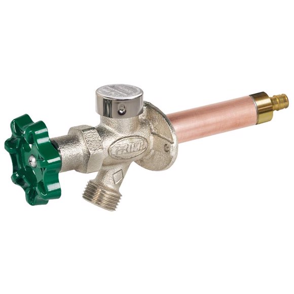 Hidrante de pared sin congelamiento Prier C-144W06, antisifón, 1/2 pulgada, PEX