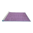 thumbnail image 2 of Ahgly Company Machine Washable Indoor Rectangle Abstract Blue Contemporary Area Rugs, 6' x 9', 2 of 4