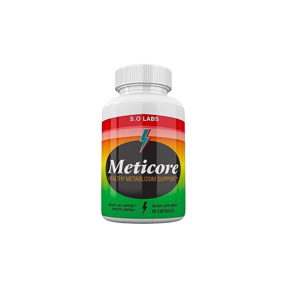 Meticore - Pills for Weight Loss - Energy Boosting Dietary Supplements for Weight Management and Metabolism - Advanced Ketogenic Ketones - 60 Capsules (1 Pack)