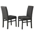 thumbnail image 2 of Best Master Furniture Vitaliya 19.5" Wood Dining Side Chair in Oak (Set of 2), 2 of 3