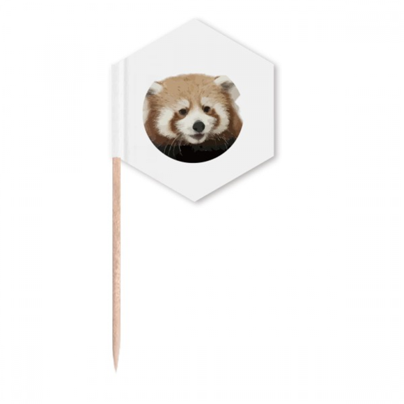 Brown Jungle Civet Cats Lovely Little Toothpick Flags Cupcake Picks Party Celebration