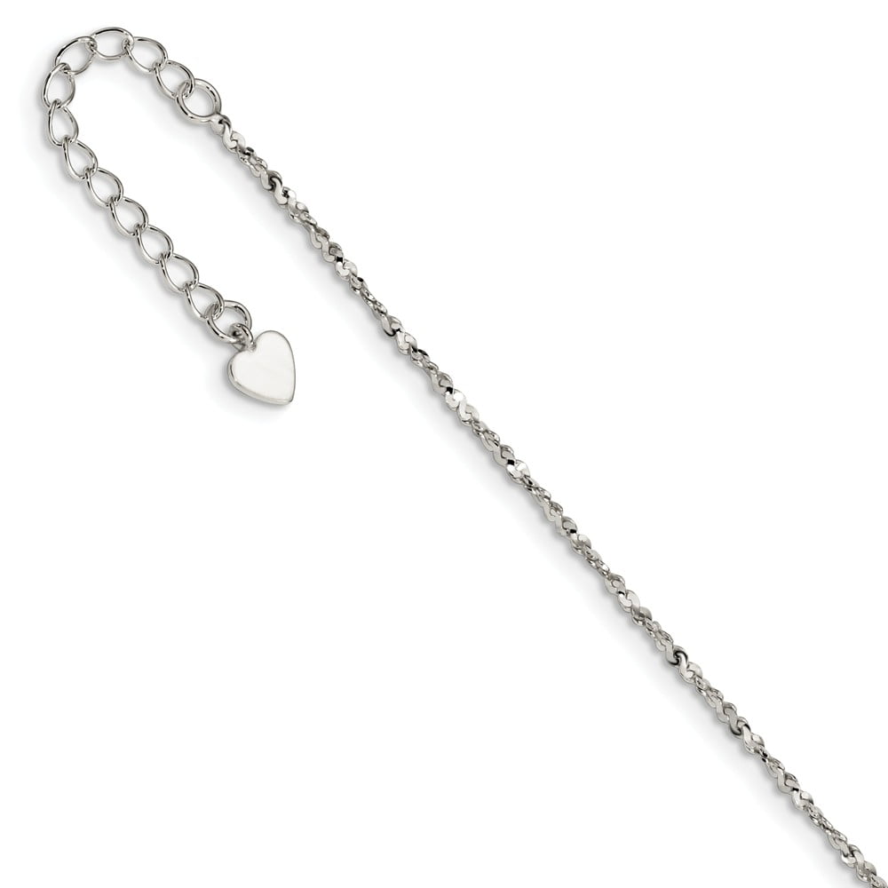 with Secure Lobster Lock Clasp Solid 925 Sterling Silver Dark Pink Crystals /& Dangling Butterflies Anklet Bracelet