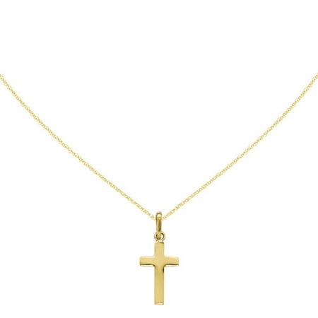 14kt Yellow Gold Children's Cross Pendant