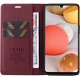 thumbnail image 2 of Case for Samsung Galaxy A42 5G PU Leather Wallet Case Cover,Samsung Galaxy A42 5G Flip Folio Case with Card Holders,Magnetic Phone Case Compatible with Samsung Galaxy A42 5G,Wine Red, 2 of 13