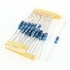 30Pcs 1 Watt 120 Ohm 5% Tolerance Colored Ring Resistance Metal Oxide Film Resistor Axial