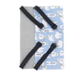 thumbnail image 2 of Flmtop Chat Hamac Réglable Boucle Toile Respirante Animal Lit Suspendu Doux pour l'Été Lighe Bleu, 2 of 9