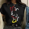 thumbnail image 3 of Nueva camiseta de Minnie Mouse Kawaiii, camiseta de Disney para mujer, camiseta divertida, camisetas negras de moda para mujer, ropa de calle de manga corta, 3 of 4