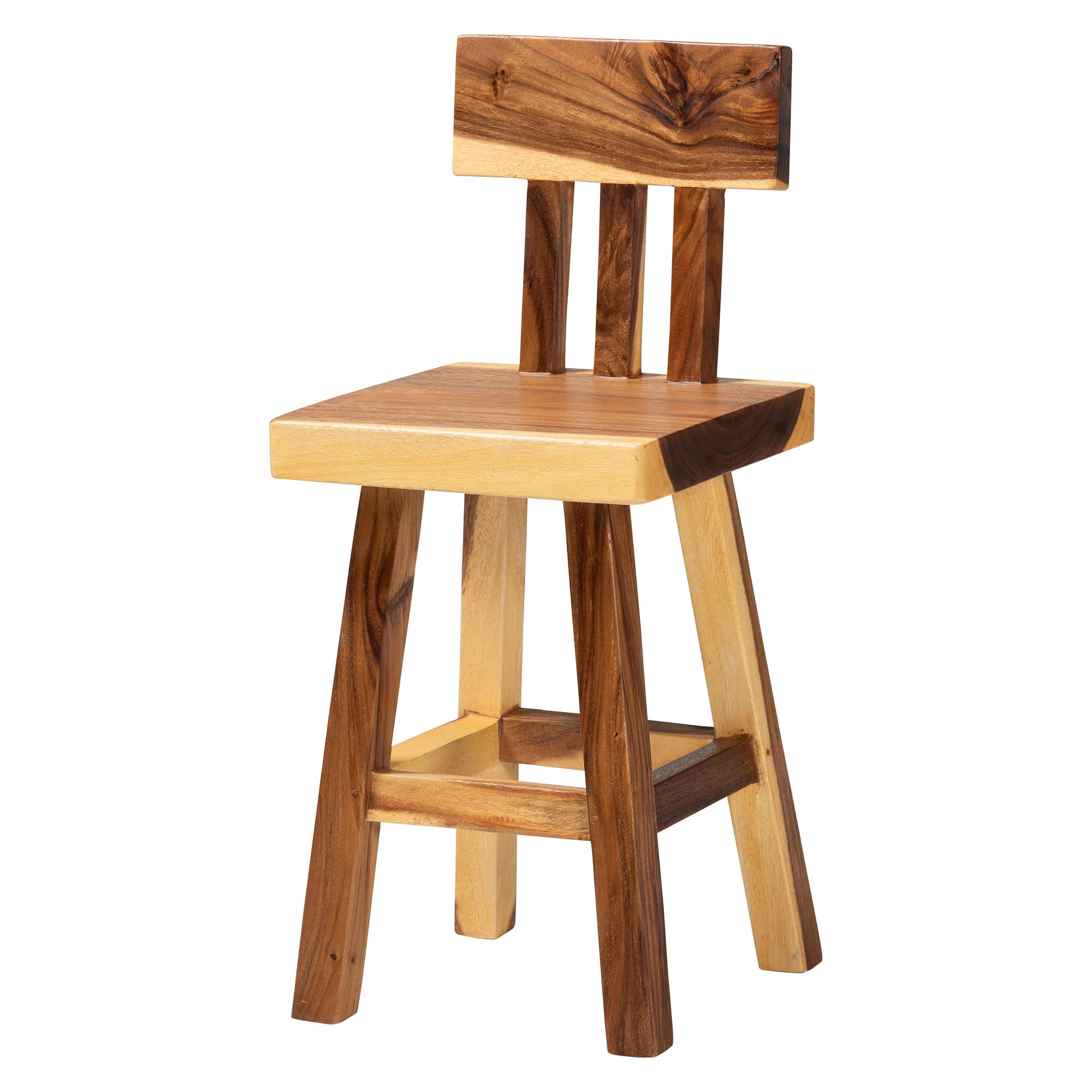 bali & pari Luli Rustic Counter Stool, Counter Height, Natural Brown