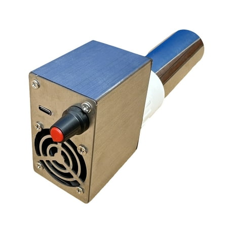 Zeiwohndc 20x7.5x4.5cm Blower USB Powered Fan with Variable Speed Controllers Metal