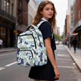 thumbnail image 4 of KUIFORTI Camo Fish Kids School Bag 17 Inch Boys Bookbag Polyester Water Resistant Bookbag with Multiple Organizer Pockets for Elementary School Students, 4 of 7
