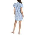 thumbnail image 2 of Sail to Sable womens  Linen-Blend Mini Dress, l, Blue, 2 of 3
