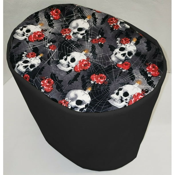 Canvas Skulls Webs Roses Cover Compatible With Keurig Coffee Brewing Systems By Penny S Needful Things Black Supreme Plus K920 Walmart Com Walmart Com