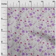 thumbnail image 2 of oneOone Cotton Cambric Light Gray Fabric Floral Diy Clothing Quilting Fabric Print Fabric By Yard 42 Inch Wide, 2 of 5