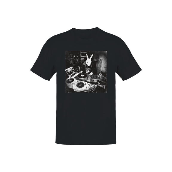 DJ Rabbit Spinning Vinyl Beats Men's T-shirt