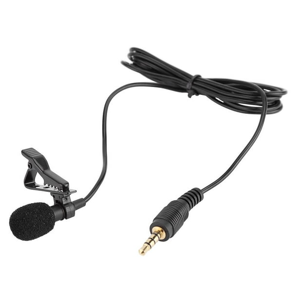Microphone cravate filaire pour ordinateur / Smartphone / Tablette sortie  Jack 3.5mm