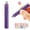 Purple, variant on 5 Petal Flower Nail Art Dotting Tool, Dual-Use Dotting Pen with 1.8mm Fine Tip Rhinestone Picker