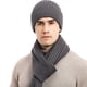 thumbnail image 5 of Gorros de invierno Apuakthei, bufandas para hombres con guantes de pantalla, bufandas cálidas para hombres y gorro, conjunto de guantes térmicos, 5 of 5
