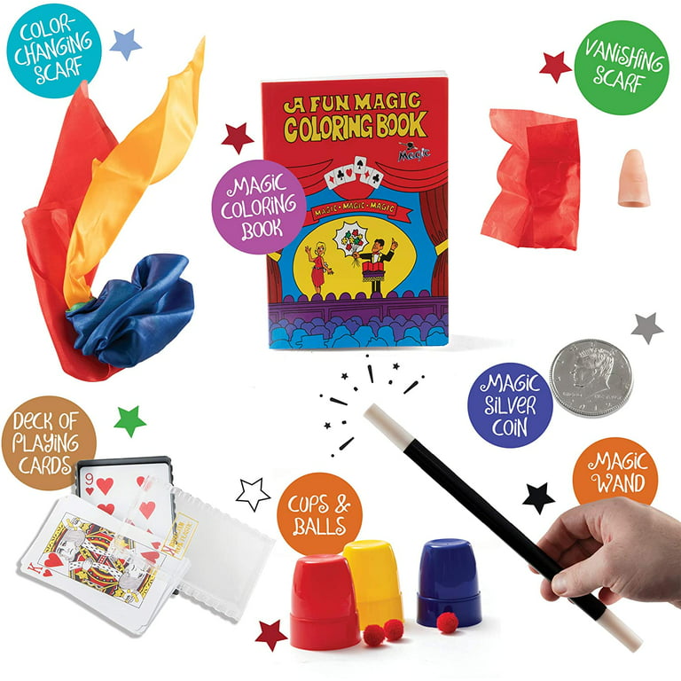 Click N' Play Magician Dress Up & Magic Tricks Set para Crianças