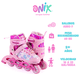 thumbnail image 5 of Patines De Línea Ajustables Con 4 Ruedas y Freno Seguro Onix Unicornio Magic Spark Rosa Para Niña, 5 of 5