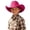ZC Hot Pink, variant on Kids Western Cowboy Hat for Children or Style Hat for Boys and Girls Sun Adjustable Fit Easy Care Baby Toddler Headwear for Everyday Adventures Army Green One Size
