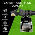 thumbnail image 2 of GearIT Pre-Terminated Cat 6 Ethernet Cables for Home & Office Network, Black 14-ft 10 Pack, 2 of 9