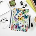 thumbnail image 6 of Watercolor Butterflies Acrylic Clipboards A4 Standard Letter Size Clipboard 12.5" X 9" Clip Board for Students Teacher Office, 6 of 7