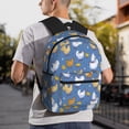 thumbnail image 2 of Wukai Chicken Family Versatile Backpack:Spacious,Organized,Comfortable,Ideal for Travel and Everyday Use with Multiple Pockets and Padded Straps, 2 of 8