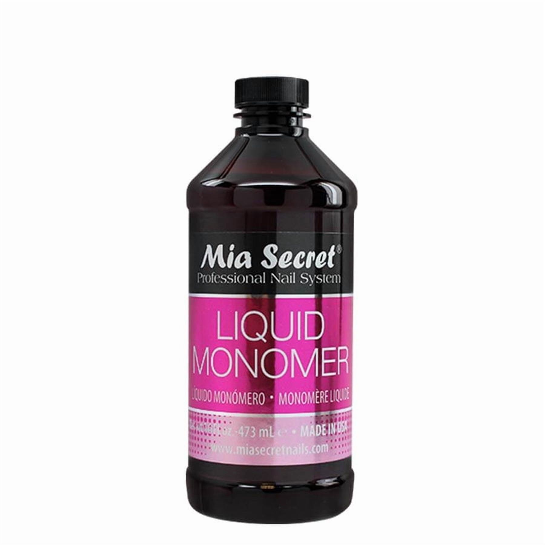 Mia Secret - Advanced EMA Liquid Monomer 32oz & MULTIBALANCE Natural Pink Acrylic Powder 1.5lb Combo