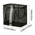 thumbnail image 5 of Yooshoverk Portable Shower Caddy Travel Toiletry Bag Hanging Bath Organizer Mesh Drying Compartment Water Resistant Foldable For Gym Camp College Dorm Carry Handle, 5 of 6