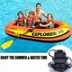 thumbnail image 5 of sweethay Tapas de boquilla de válvula de aire práctica profesional, alta dureza, impermeable, balsa de Kayak, adaptador de bomba de cama de Bombillas para automóviles, 5 of 6