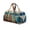 B |#3, variant on Hippie Van Quilted Duffle Bag, Hippie Journey Quilted Duffle Bag, Vintage Floral Travel Weekender Bag Gym Bags (16*8*8inch, S)