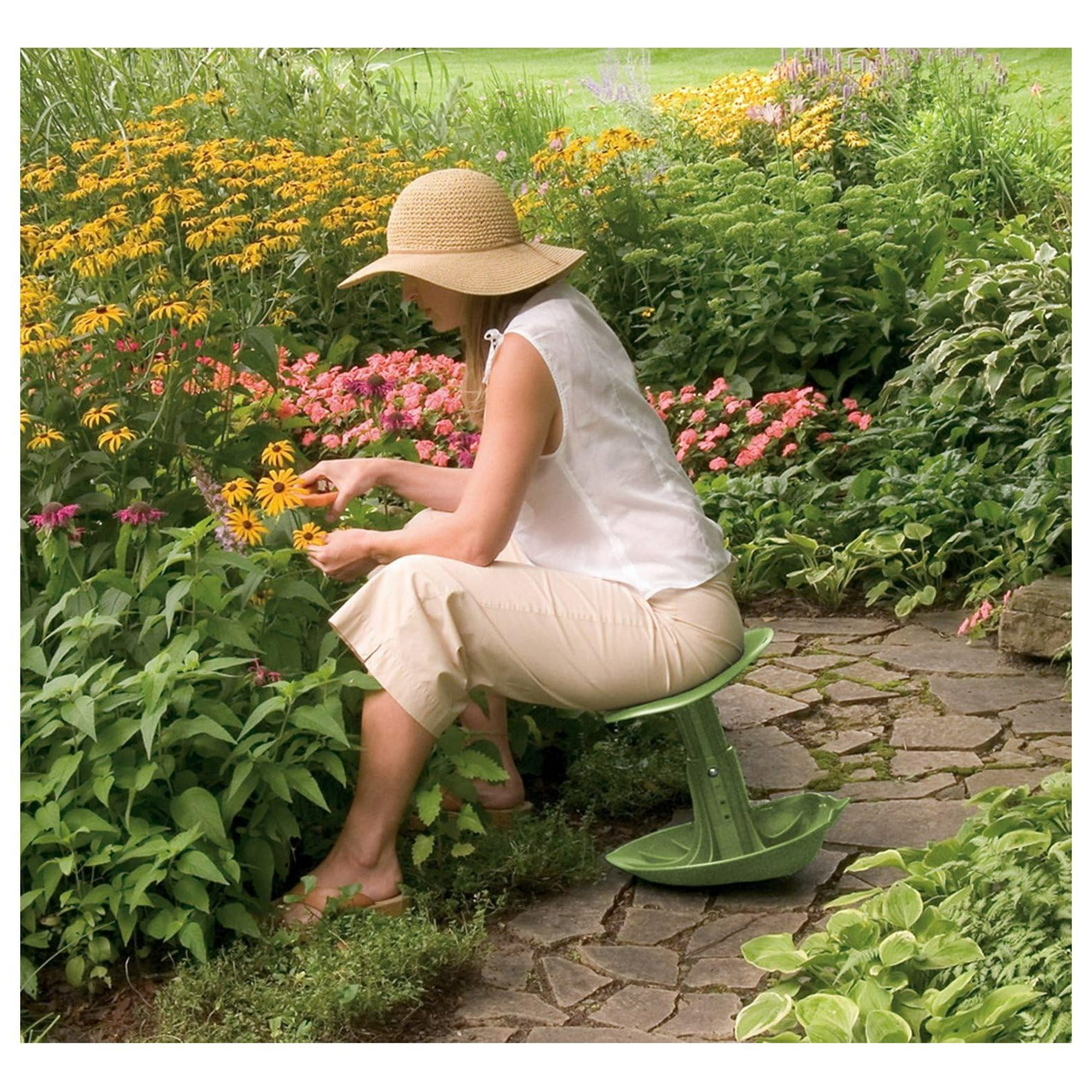 Rocking Garden Stool