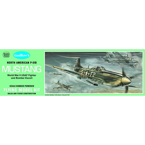 Guillow's Modèle Nord-Américain P51D Mustang
