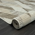 thumbnail image 4 of Ox Bay Claire Geometric Modern Performance Polyester Indoor Runner Rug, Gray, 2' x 8', 4 of 8