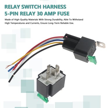 OLS PSZACCEPS179R 6 Pack 30A Fuse Relay Switch Harness Set - 12V DC 4