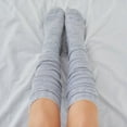 thumbnail image 2 of Slouch Socks for Women Extra Heavy Extra Long Shoe Size 5-10 - (Lilac, 6 Pair), 2 of 3