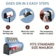 thumbnail image 4 of Bewildely Cubierta decorativa del buzón con la cubierta durable de la caja de la carta de presentación del buzón de la cosecha del tamaño de Decoración del hogar YTYH2309079, 4 of 6