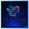 thumbnail image 2 of Shinelab Game On VR Games Neon Sign, Game Player Led Lights, Gaming Neon Light Room Wall Decor 2265, 2 of 5