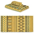 thumbnail image 2 of GZHJMY Towel Set of 3,Boho Pattern Tribal Ethnic Motifs 1 Bath Towel, 1 Towel, 1 Small Square Towel, Strong Soft and Compact Absorbent Yoga Gym Hotel Excellent Choice., 2 of 7