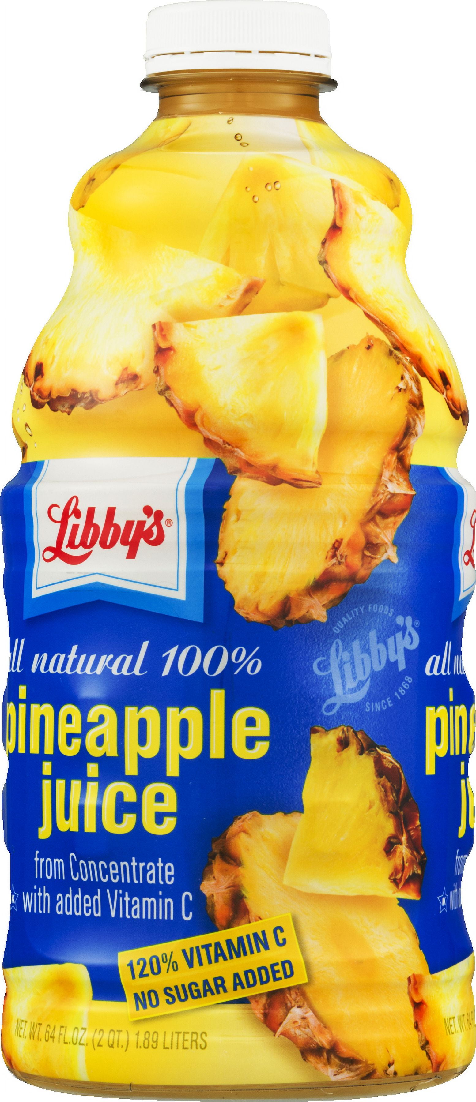 Libby's 100% Pineapple Juice, 64 fl oz