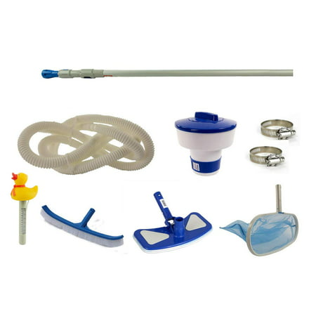 Swim N Play Supreme Pool Cleaning Maintenance Kit for Above Ground Swimming